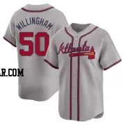 Amos Willingham Youth Atlanta Braves Gray Limited Away Jersey
