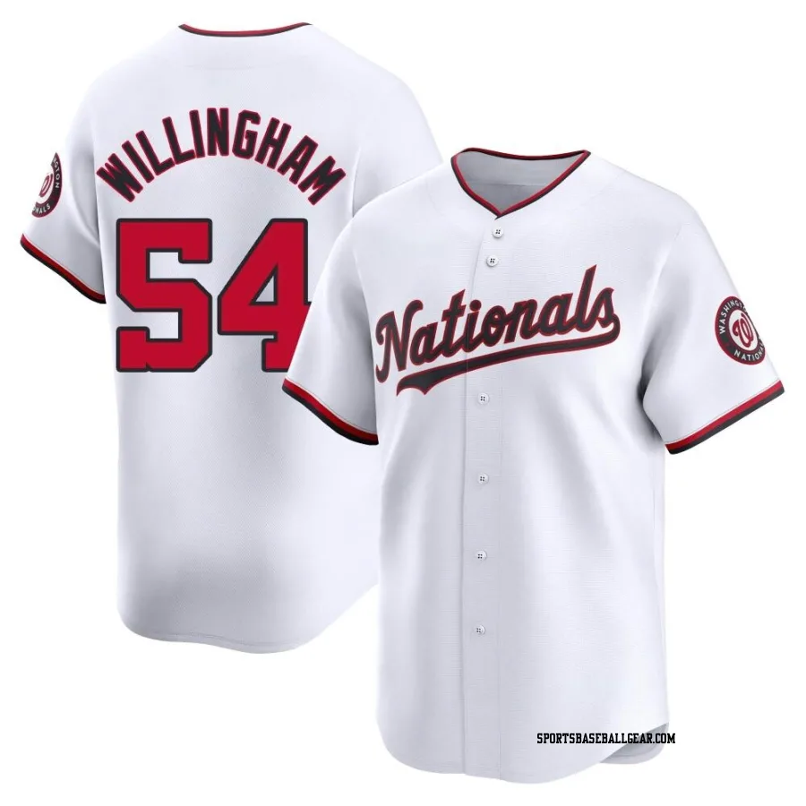 Amos Willingham Youth Washington Nationals White Limited Home Jersey