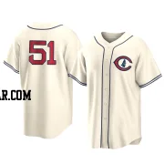 Anderson Espinoza Men's Chicago Cubs Cream Replica 2022 Field Of Dreams Jersey