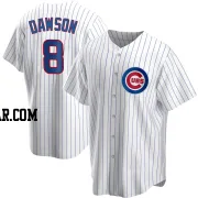 Andre Dawson Men's Chicago Cubs White Replica Home Jersey