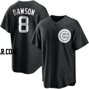 Andre Dawson Youth Chicago Cubs Black/White Replica Jersey