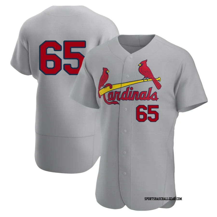 Andre Granillo Men's St. Louis Cardinals Gray Authentic Road Jersey