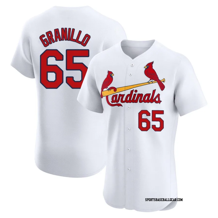 Andre Granillo Men's St. Louis Cardinals White Elite Home Jersey