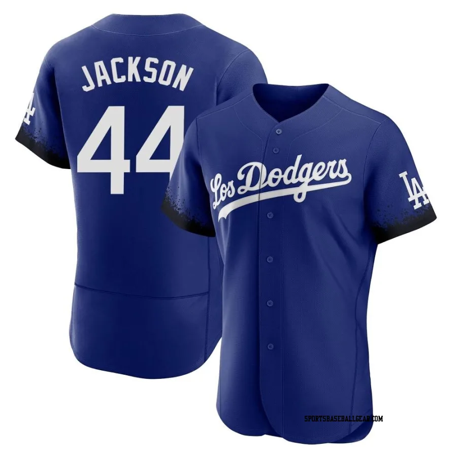 Andre Jackson Men's Los Angeles Dodgers Royal Authentic 2021 City Connect Jersey