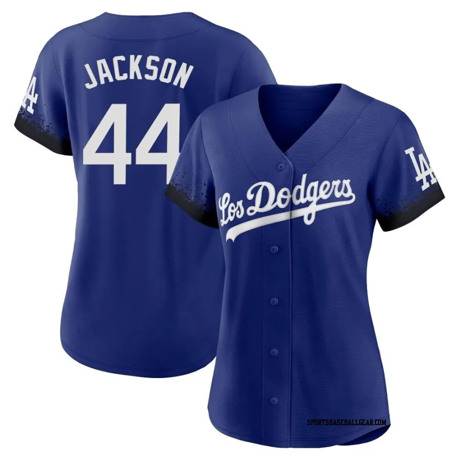 Andre Jackson Women's Los Angeles Dodgers Royal Authentic 2021 City Connect Jersey