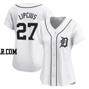 Andre Lipcius Women's Detroit Tigers White Limited Home Jersey