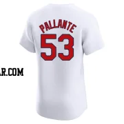 Andre Pallante Men's St. Louis Cardinals White Elite Home Jersey