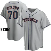 Andre Scrubb Men's Houston Astros Gray Replica Road Jersey