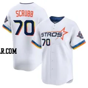 Andre Scrubb Men's Houston Astros White Limited 2025 City Connect Jersey