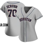 Andre Scrubb Women's Houston Astros Gray Authentic Road 2020 Jersey