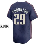 Andre Thornton Youth Cleveland Guardians Navy Limited 2024 City Connect Jersey