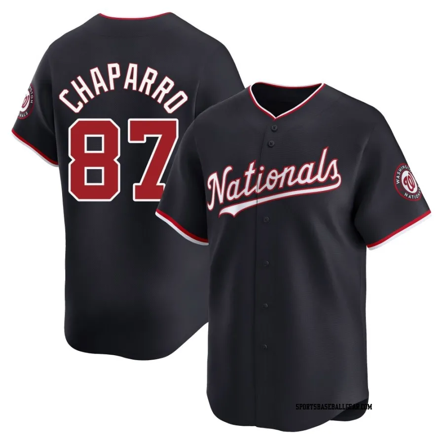 Andres Chaparro Men's Washington Nationals Navy Limited Alternate Jersey