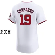 Andres Chaparro Men's Washington Nationals White Elite Home Jersey