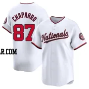 Andres Chaparro Youth Washington Nationals White Limited Home Jersey