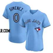 Andres Gimenez Men's Toronto Blue Jays Blue Elite Powder Alternate Jersey