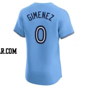 Andres Gimenez Men's Toronto Blue Jays Blue Elite Powder Alternate Jersey