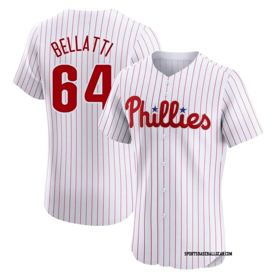 Andrew Bellatti Men's Philadelphia Phillies White Elite Home Jersey