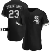 Andrew Benintendi Men's Chicago White Sox Black Authentic Alternate Jersey