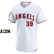 Andrew Chafin Men's Los Angeles Angels White Elite Home Jersey