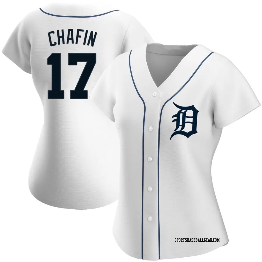 Andrew Chafin Women's Detroit Tigers White Replica Home Jersey