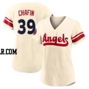 Andrew Chafin Women's Los Angeles Angels Cream Authentic 2022 City Connect Jersey