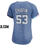 Andrew Chafin Women's Washington Nationals Blue Limited 2025 City Connect Jersey