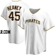 Andrew Heaney Men's Pittsburgh Pirates White Replica Home Jersey