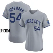 Andrew Hoffmann Men's Kansas City Royals Gray Elite Road Jersey