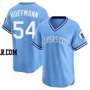 Andrew Hoffmann Men's Kansas City Royals Light Blue Limited Throwback Cooperstown Collection Jersey