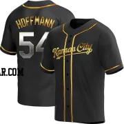 Andrew Hoffmann Youth Kansas City Royals Black Golden Replica Alternate Jersey