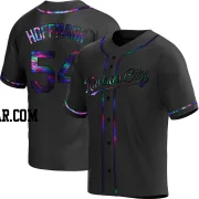 Andrew Hoffmann Youth Kansas City Royals Black Holographic Replica Alternate Jersey