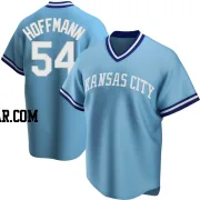 Andrew Hoffmann Youth Kansas City Royals Light Blue Replica Road Cooperstown Collection Jersey