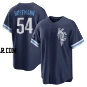 Andrew Hoffmann Youth Kansas City Royals Navy Replica 2022 City Connect Jersey