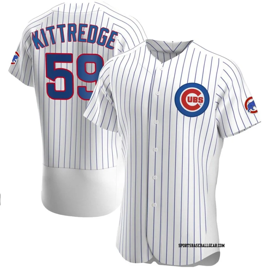 Andrew Kittredge Men's Chicago Cubs White Authentic Home Jersey