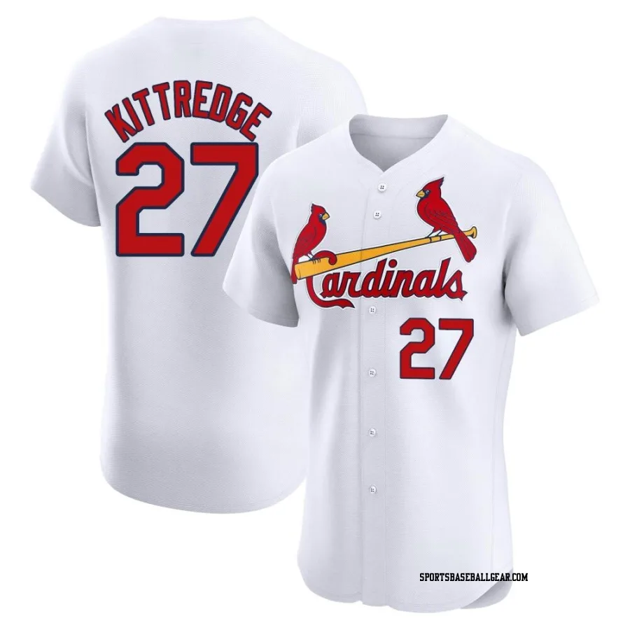 Andrew Kittredge Men's St. Louis Cardinals White Elite Home Jersey