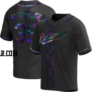 Andrew Kittredge Youth Baltimore Orioles Black Holographic Replica Alternate Jersey