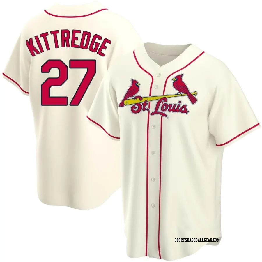 Andrew Kittredge Youth St. Louis Cardinals Cream Replica Alternate Jersey