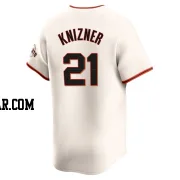 Andrew Knizner Men's San Francisco Giants Cream Elite Home Jersey