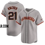 Andrew Knizner Men's San Francisco Giants Gray Limited Away Jersey