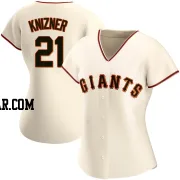 Andrew Knizner Women's San Francisco Giants Cream Authentic Home Jersey
