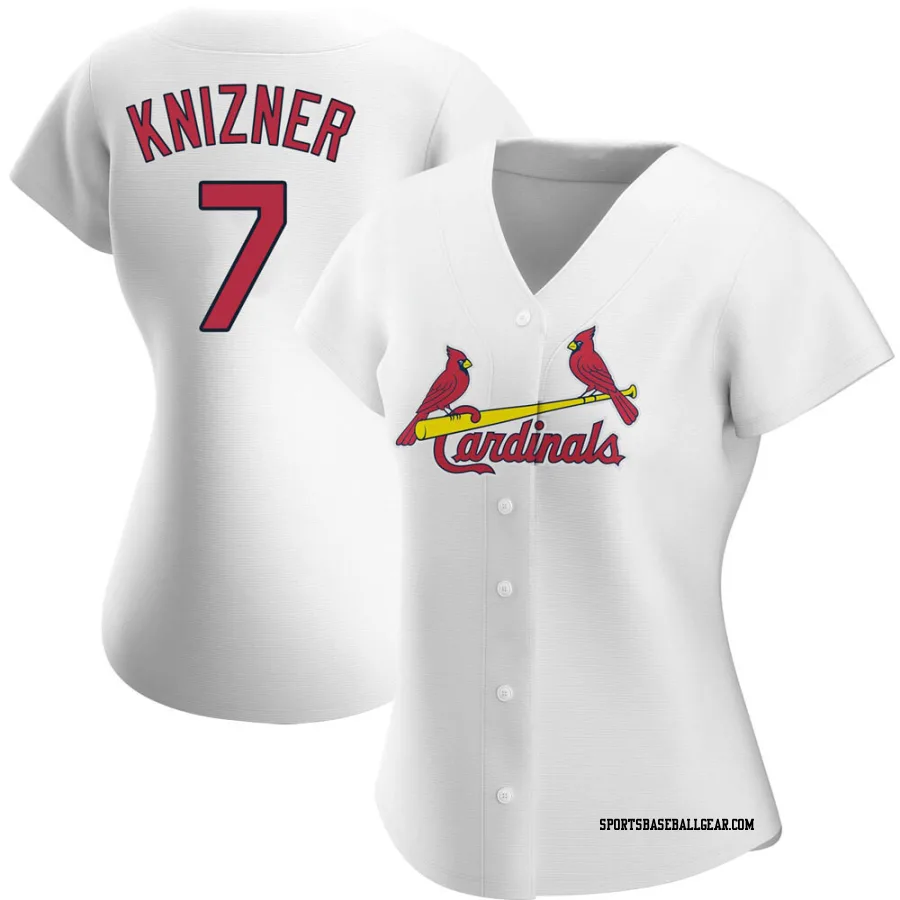 Andrew Knizner Women's St. Louis Cardinals White Replica Home Jersey