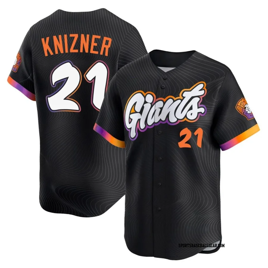 Andrew Knizner Youth San Francisco Giants Anthracite Limited 2025 City Connect Jersey