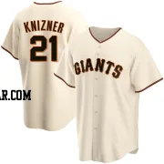 Andrew Knizner Youth San Francisco Giants Cream Replica Home Jersey