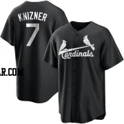 Andrew Knizner Youth St. Louis Cardinals Black/White Replica Jersey