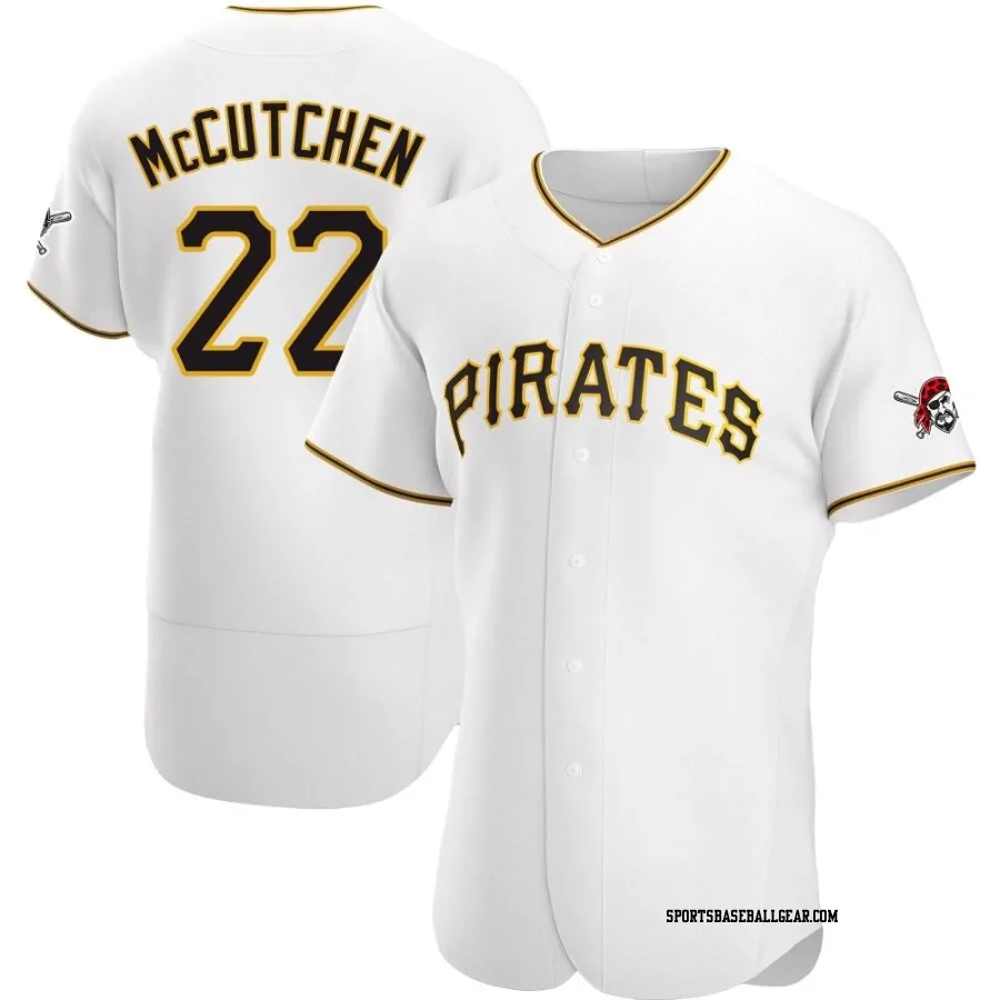 Andrew McCutchen Men's Pittsburgh Pirates White Authentic Home Jersey