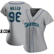 Andrew Miller Women's Seattle Mariners Gray Replica Road Jersey
