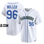 Andrew Miller Youth Seattle Mariners White Limited Throwback Cooperstown Collection Jersey