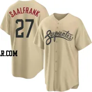 Andrew Saalfrank Men's Arizona Diamondbacks Gold Replica 2021 City Connect Cool Base Jersey