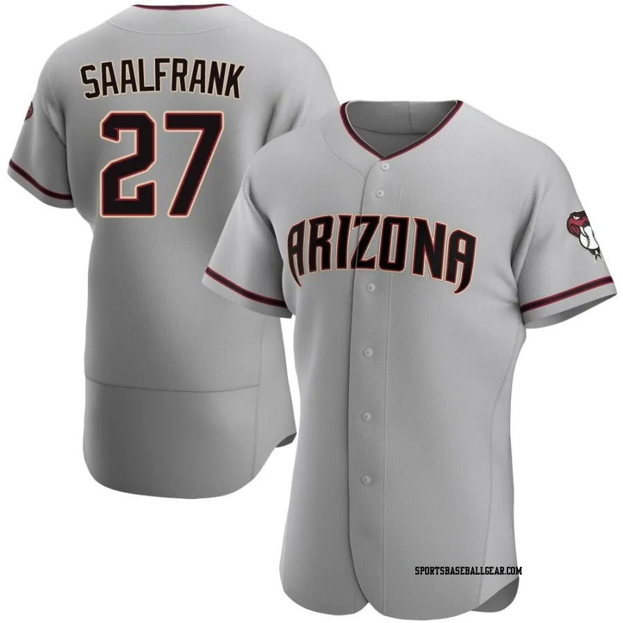 Andrew Saalfrank Men's Arizona Diamondbacks Gray Authentic Road Jersey
