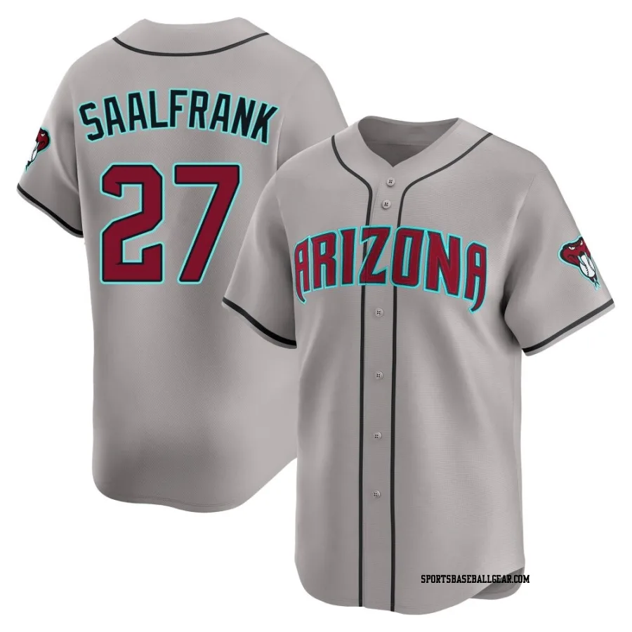 Andrew Saalfrank Men's Arizona Diamondbacks Gray Limited Alternate Jersey